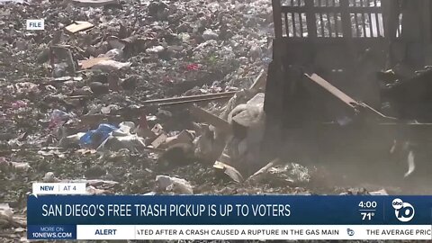 San Diego's free trash pickup is up to voters