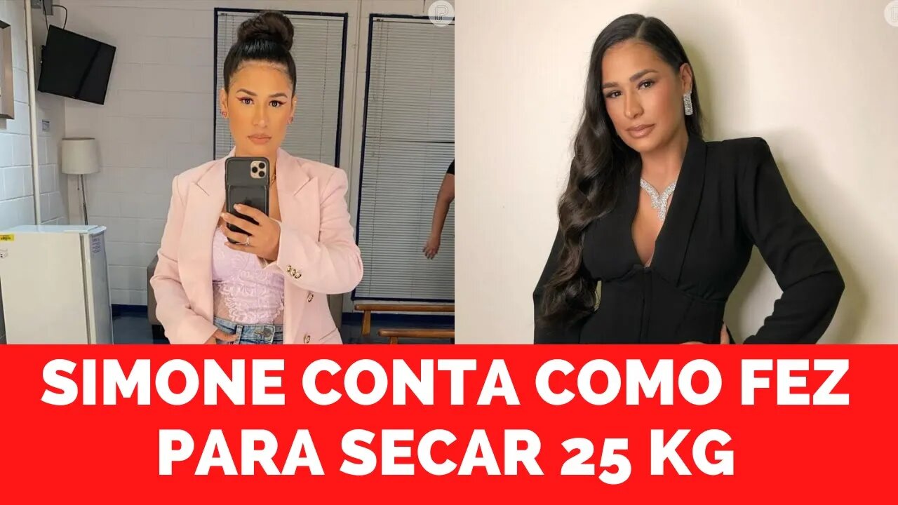 Simone seca 25 kg e mostra resultado do novo corpo. Veja antes e depois da cantora!