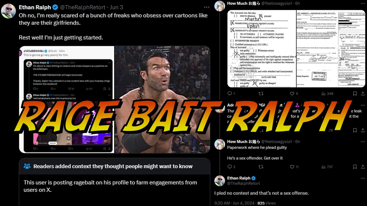 Ethan Ralph Attempts to Rage Bait The VTuber Community By Seething Over Mori Calliope