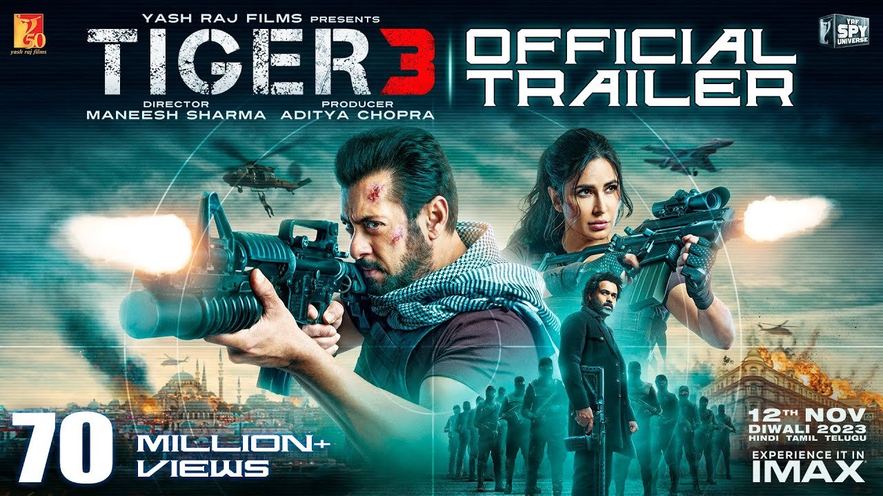 Tiger 3 Trailer _ Salman Khan, Katrina Kaif, Emraan Hashmi _ Maneesh Sharma