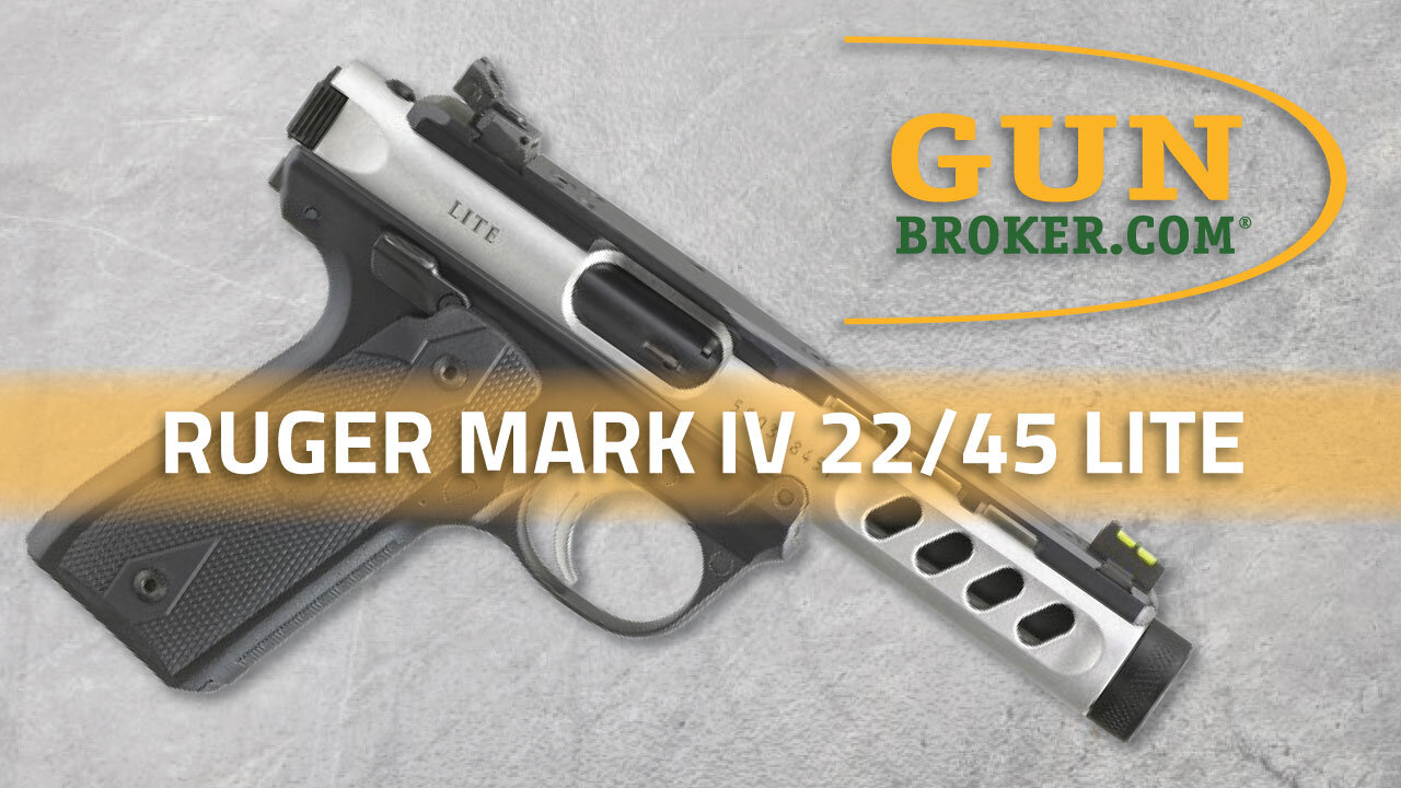 Ruger Mark IV 22/45 Lite - A Lightweight Training Pistol That's Fun to Shoot!