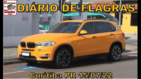 Diário Flagras 15/07/22 Carrões Dudu BMW X5 AMARELA