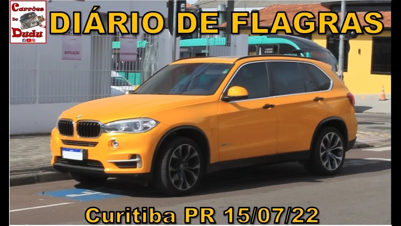 Diário Flagras 15/07/22 Carrões Dudu BMW X5 AMARELA