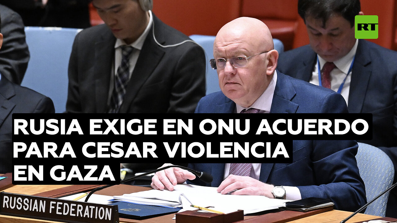 Rusia condena ante la ONU que se siga sin adoptar un acuerdo para poner fin a la violencia en Gaza