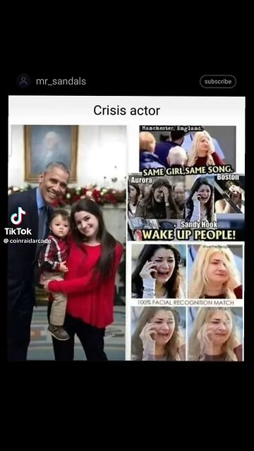 Crisis actor time has come