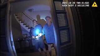 Police Bodycam Video Of Paul Pelosi Attack