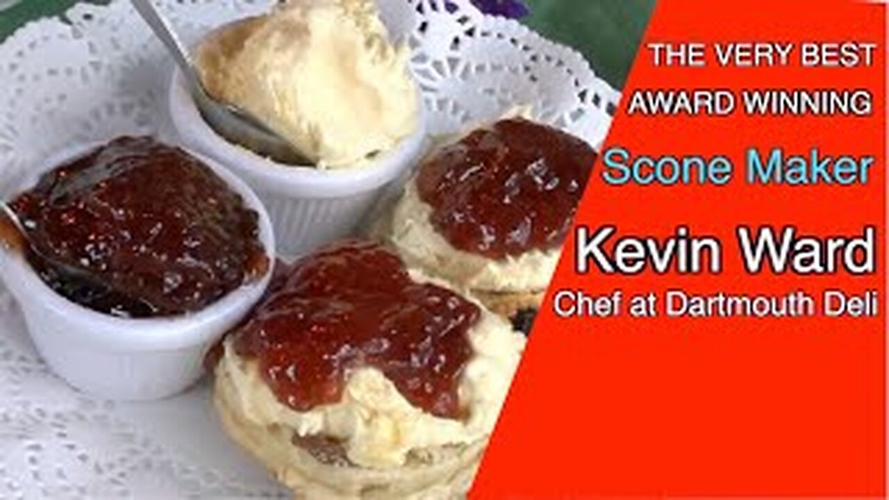 Award winning Scone maker "Kevin Ward' shares his secrets with you, Beautiful fruit scones,