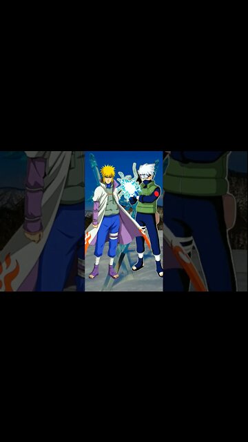 WHO IS STRONGEST?? Minato VS Kakashi.#shorts