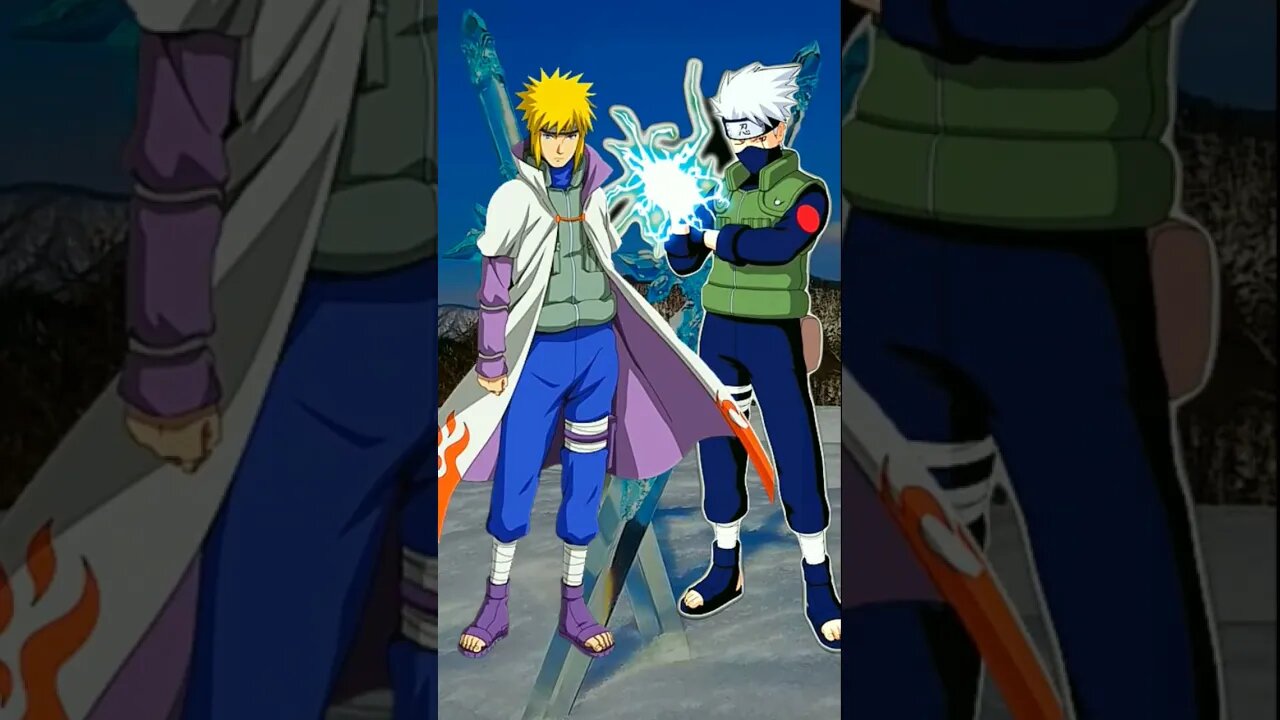 WHO IS STRONGEST?? Minato VS Kakashi.#shorts