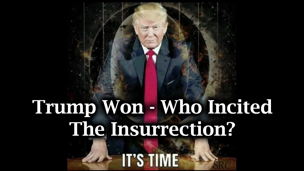 We The People Are Pissed! Trump Won - Who Incited The Insurrection?