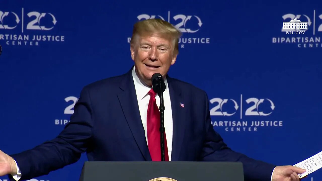 President Trump Delivers Remarks at the 2019 Second Step Presidential Justice Forum