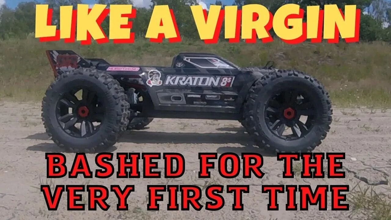 ARRMA KRATON 8S EXB- first bash session -