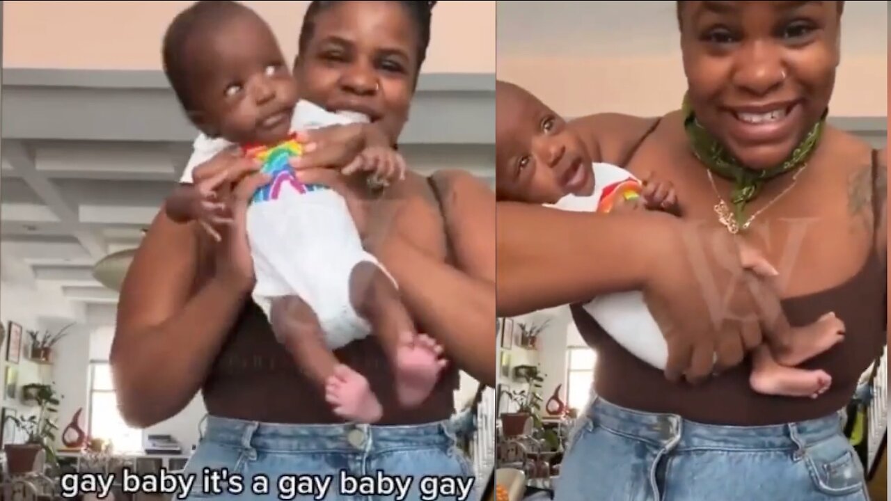 "Gay Baby!" Black Woman Begs Her Newborn To Be Gay