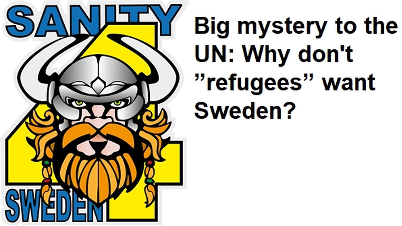 UN Surprised about Swedish Migration. Oh No! Kamala backed out from debating Trump!