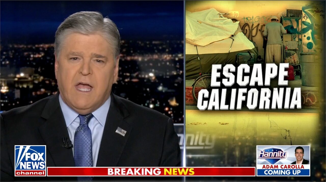 Hannity: Newsom is all but hanging the drapes in the Oval Office