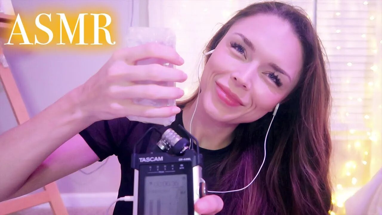 ASMR // Brain Melting Tingles! [face brushing, deep ear attention, plastic sounds]