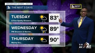 WMAR-2 News Patrick Pete Monday forecast