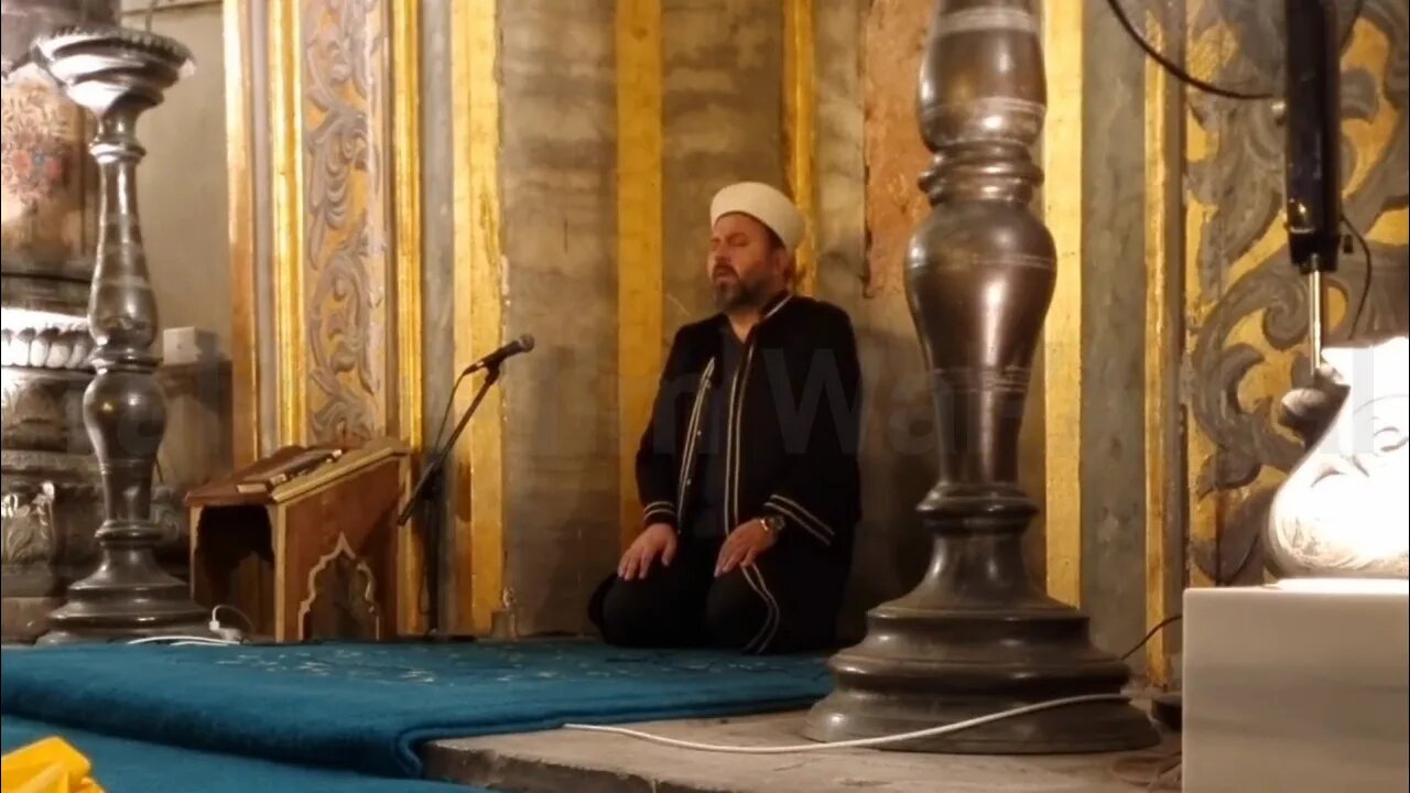 Recitation at AyaSofya-i Kebir Cami-i Şerifi by Sheikh Bünyamin Topçuoğlu | Haşr Suresi