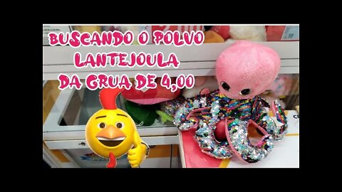 TRAZENDO O POLVO 🐙 DA GRUA DE 4,00 😱😁😱