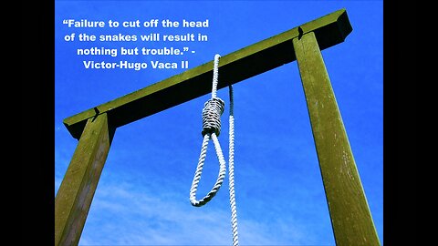 USA Public Executions For Treason Crimes Against Humanity No Justice No Peace Jim Fetzer Victor Hugo