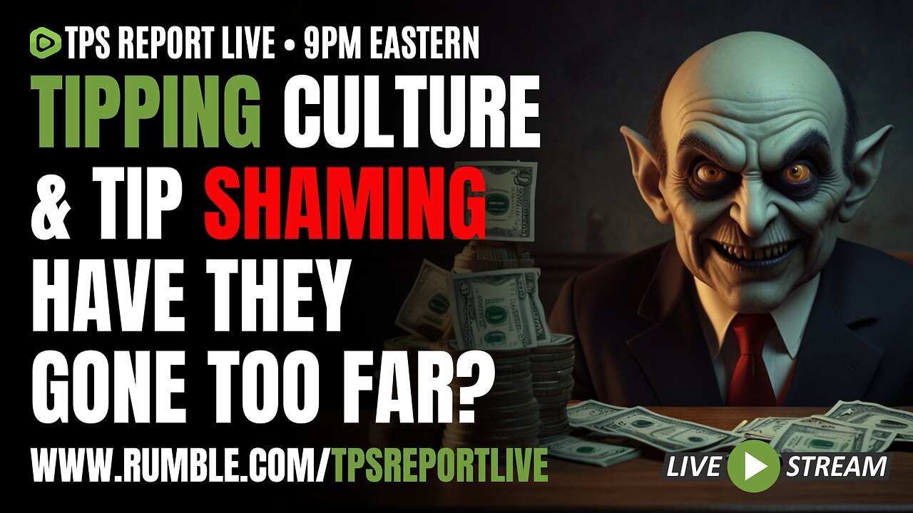 ARE YOU SICK OF TIPPING CULTURE? • DOJ SUES MONOPOLY TICKETMASTER • 9pm ET