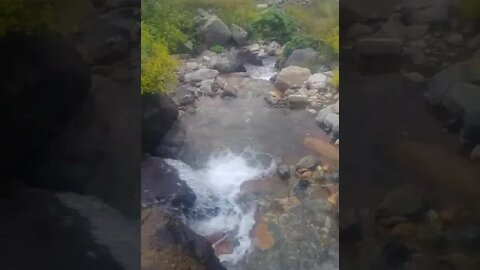 (Stream flowing from Hanlut plateau) Hanlut yaylasından akan dere