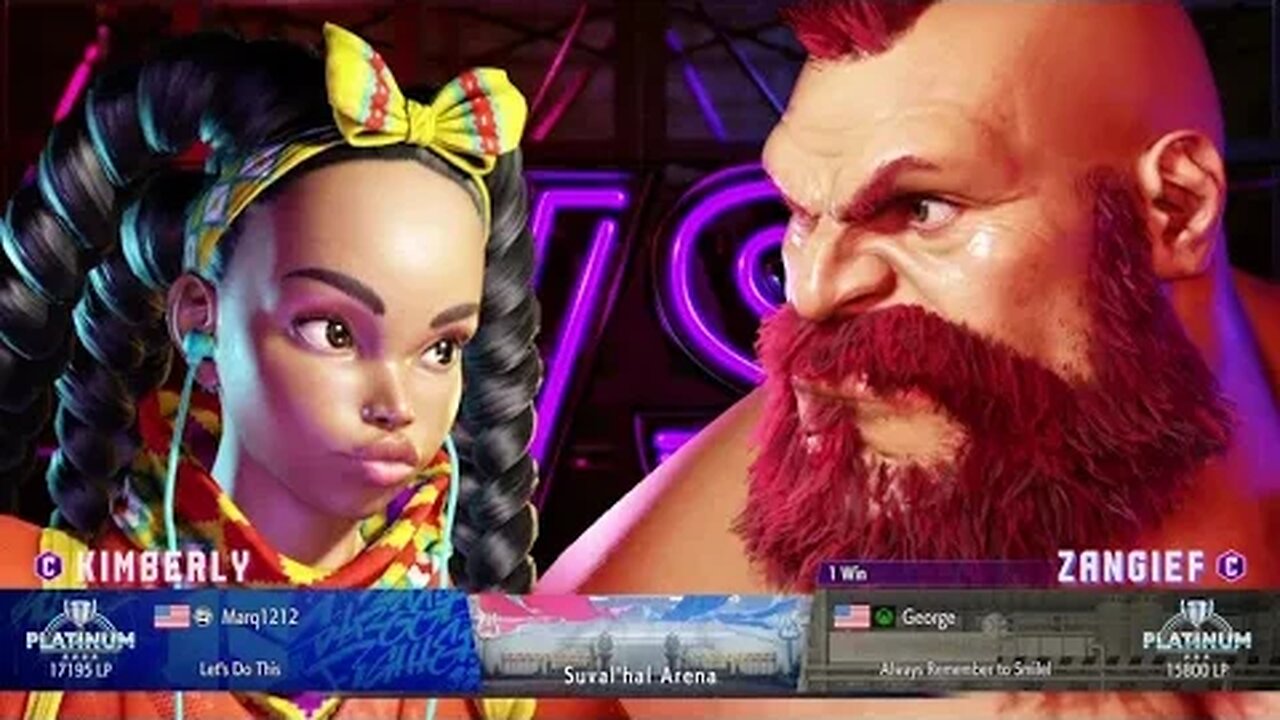 Street Fighter 6 Zangief vs Kimberly BO3