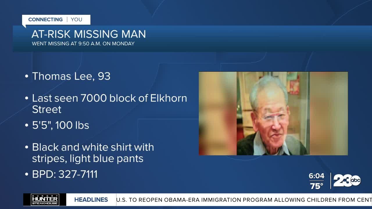 Bakersfield police seek help finding at-risk man