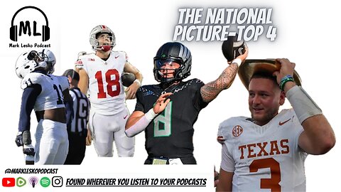 What will the top 4 look like in College Football? || Mark Lesko Pod clips #pennstatefootball