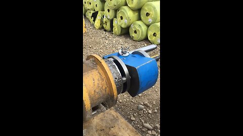 Field repair on a dozer