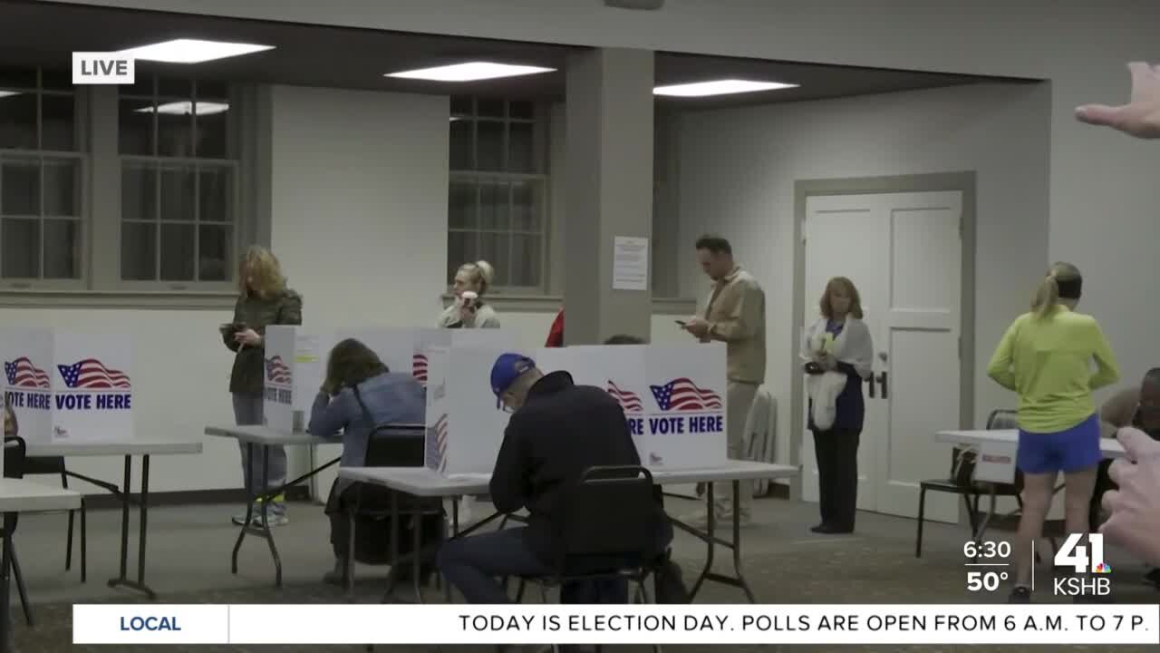 Voters cast their ballot on midterm election day in Missouri