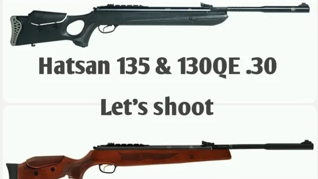 Hatsan 135 Carnivore & 130QE let's shoot