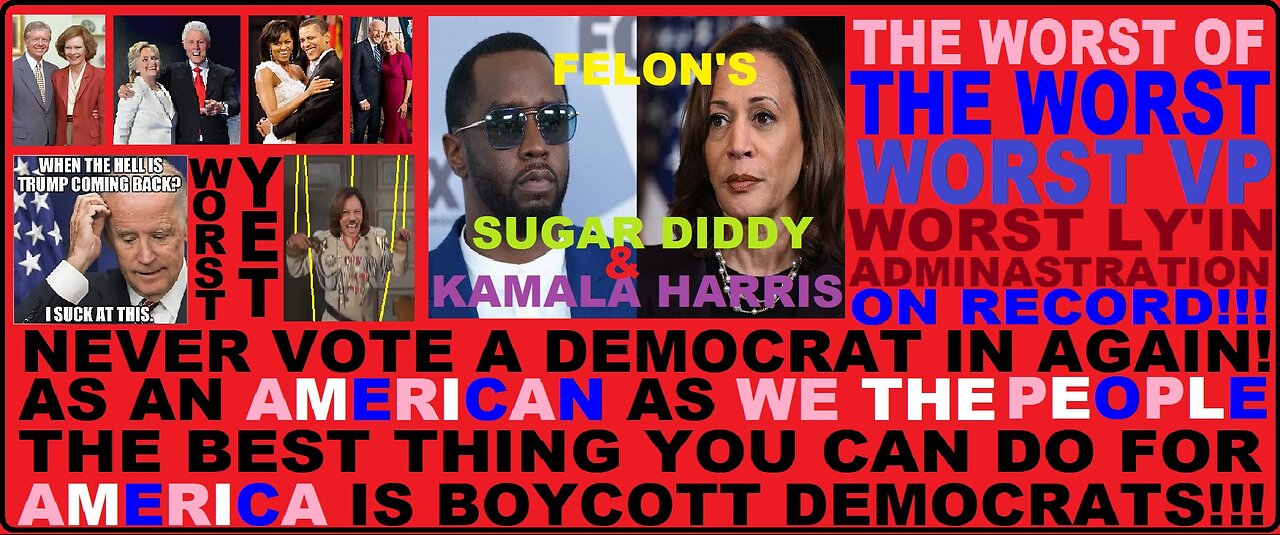 WE the PEOPLE should BOYCOTT this LY'IN democrat HATE America party