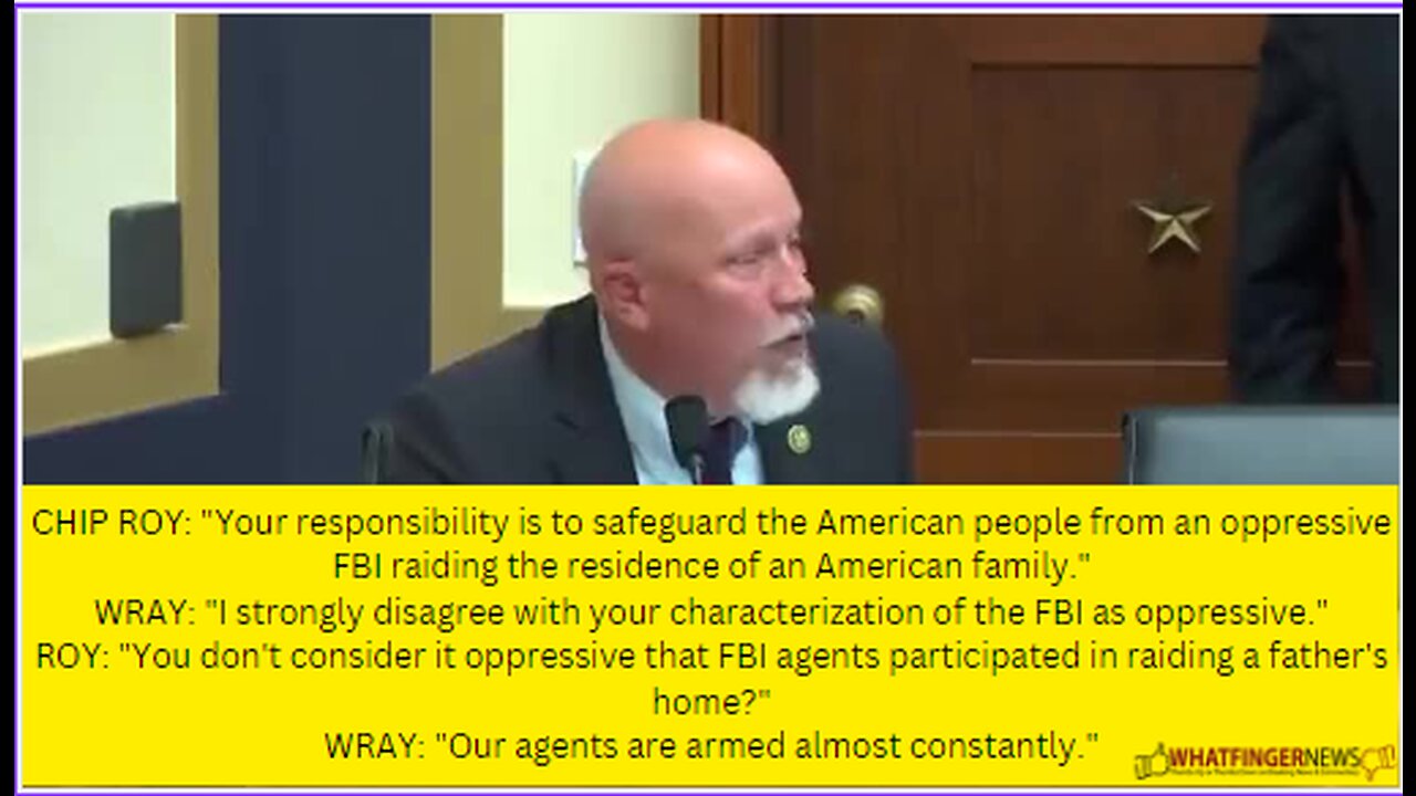 CHIP ROY: "Your responsibility is to safeguard the American people from an oppressive FB