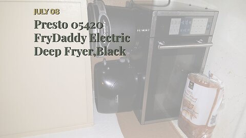 Presto 05420 FryDaddy Electric Deep Fryer,Black