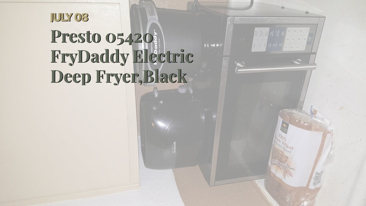 Presto 05420 FryDaddy Electric Deep Fryer,Black