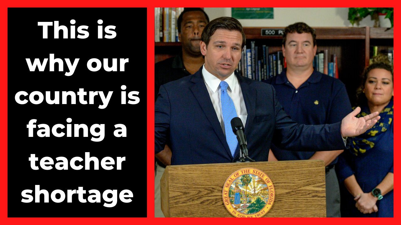 This is why our country has a teacher shortage Trump | Bongino | Bannon | Biden | DESANTIS