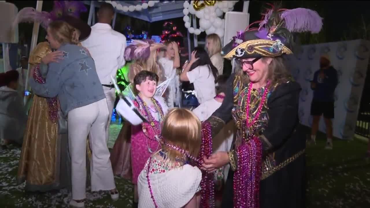 Krewe of Grace O'Malley brings Gasparilla to kids at the Children's Cancer Center