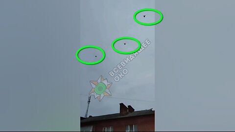 Russian "Geran-2" kamikaze UAVs in a ´swarm mode´