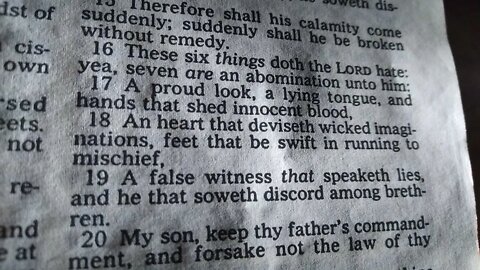 Proverbs 6 KJV