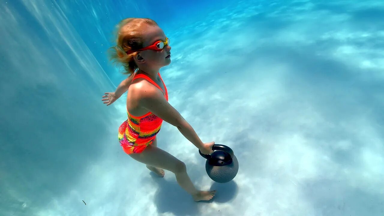 Walking Across the Bottom of the Swimming Pool