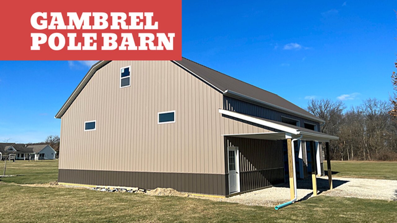 Gambrel Pole Barn