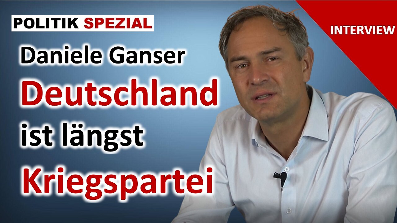 Deutschland rutscht weiter in den Krieg hinein | Im Gespräch mit Daniele Ganser