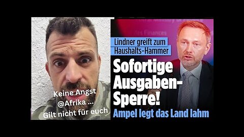 Lindner verhängt eine sofortige Ausgabensperre für Deutschland@XzumTreme🙈