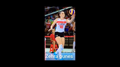 Zehra gunes volleyball shorts video