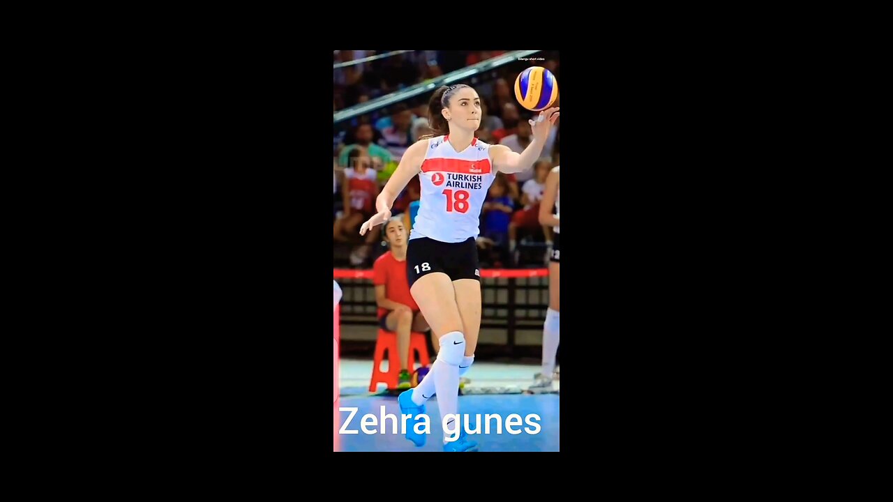 Zehra gunes volleyball shorts video