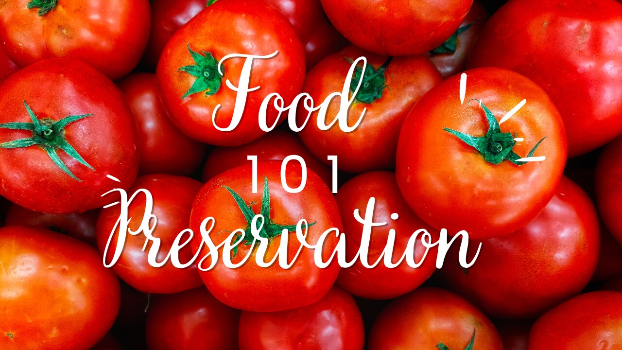 Crops In! How to preserve your food