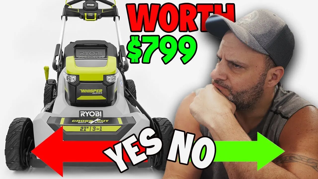 Ryobi Tools CHARGES $799 for their new 40v Whisper Series Lawn Mower