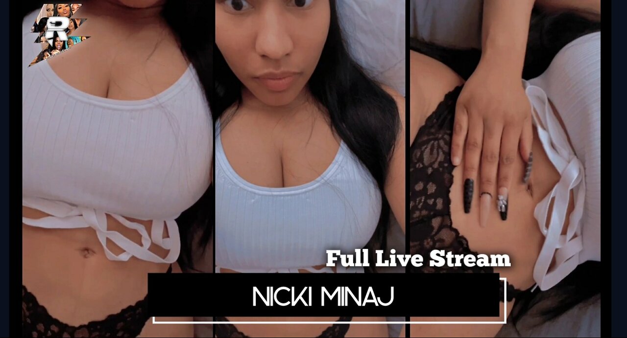 Nicki Minaj Laying in bed showing off her panties