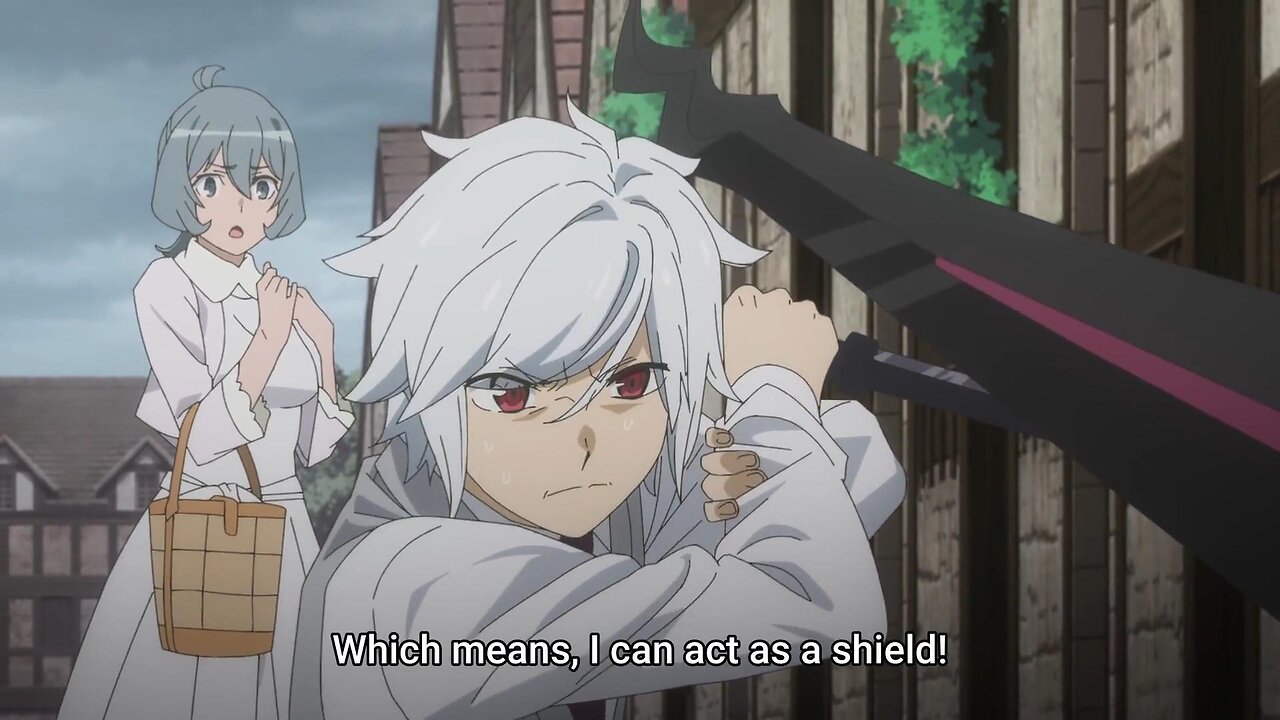 protecting the lady | Is It Wrong To Try To Pick Up Girls in a Dungeon? V